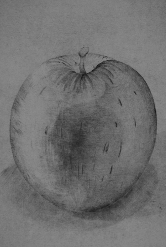 Ceci n'est pas une pomme (Cuivre - 15x20).